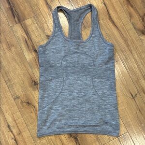 Gray lulu lemon pepper Women's Racerback Tank Top